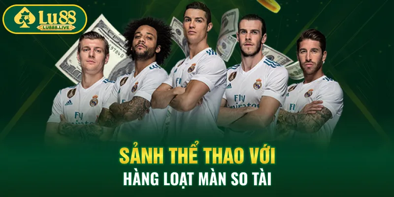 Sảnh thể thao với hàng loạt màn so tài