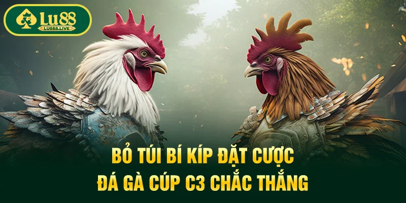 Bỏ túi bí kíp đặt cược đá gà cúp C3 chắc thắng