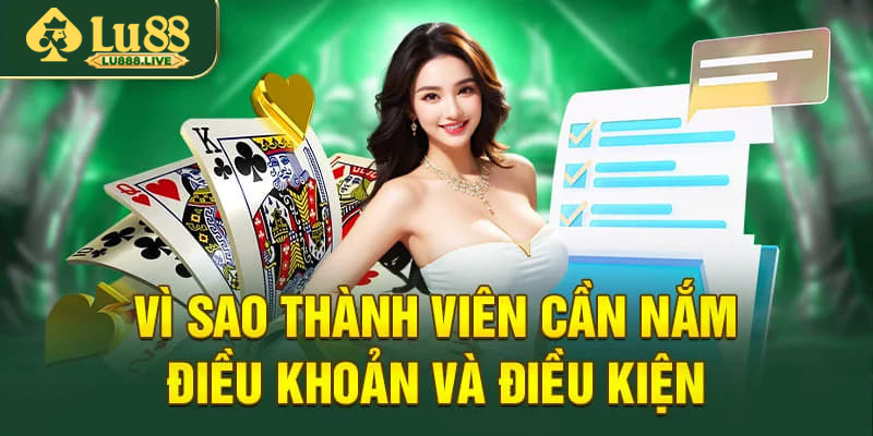Vì sao thành viên cần nắm rõ điều khoản và điều kiện của Lu88?